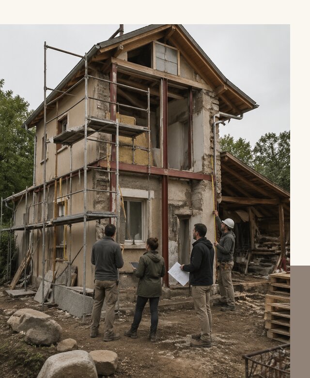 Реконструкция загородного дома под ключ в Великом Устюге от бюро
