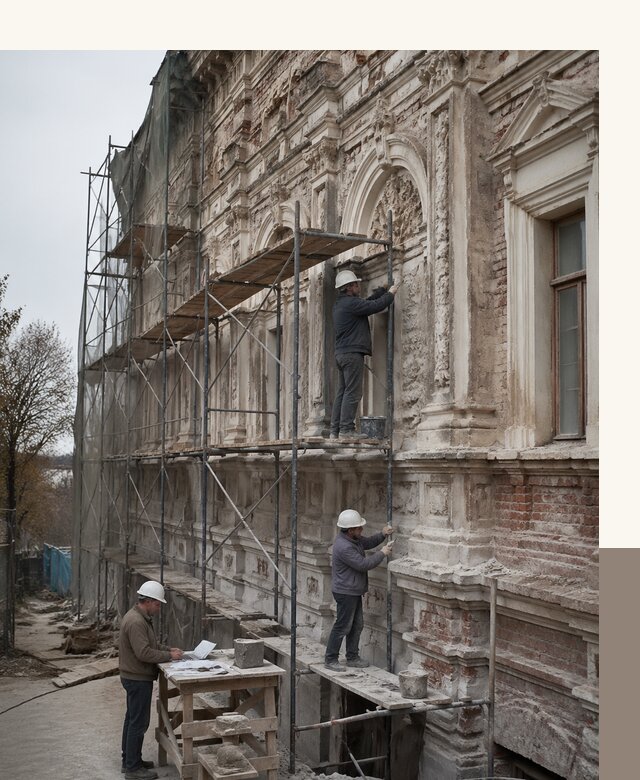 Реставрация объектов культурного наследия под ключ в Великом Устюге