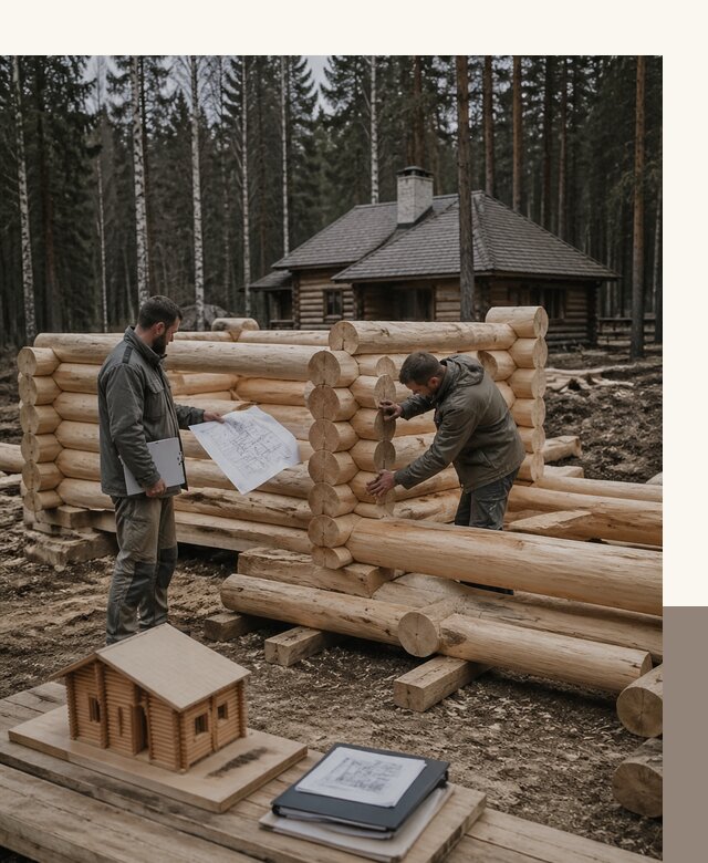 Проектирование и строительство домов из бревна в Великом Устюге